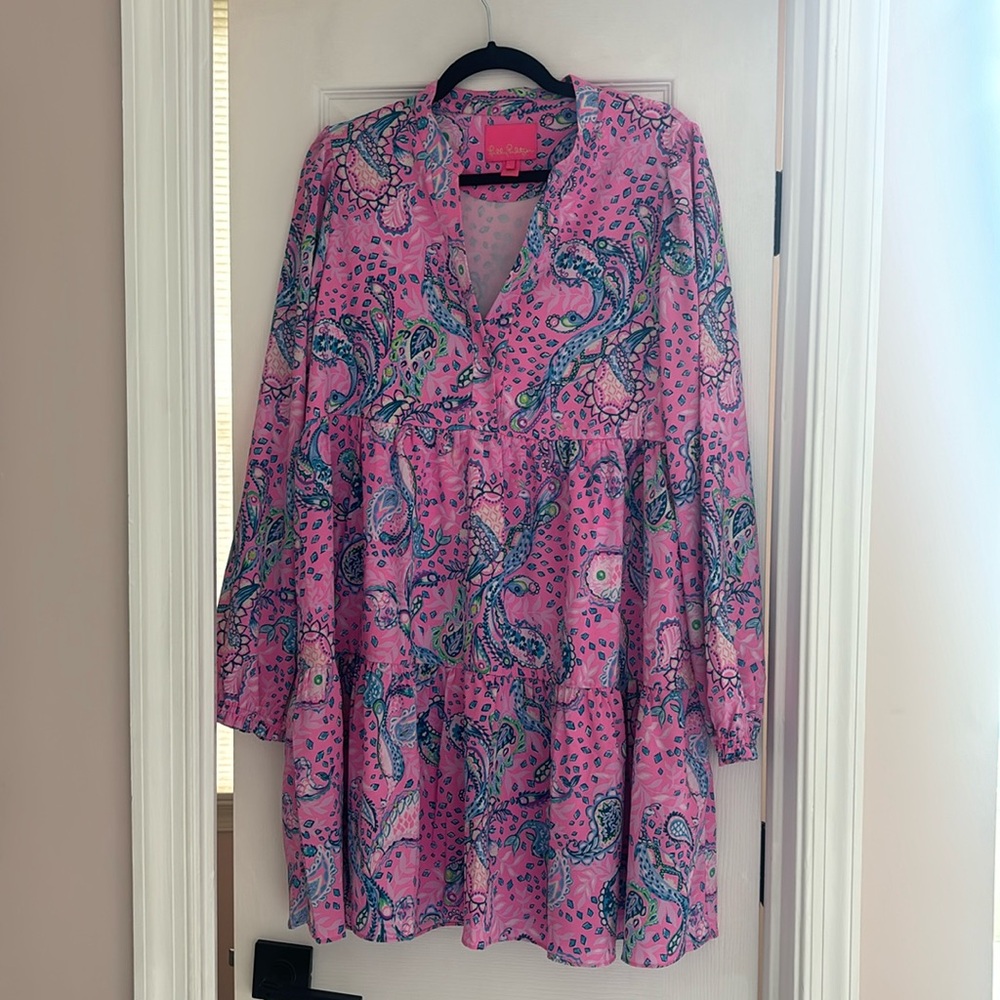Lilly Pulitzer long sleeved short dress